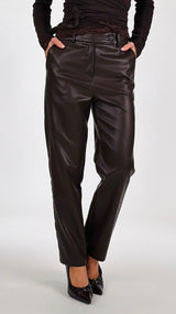 Pantalone sigaretta ecopelle T.