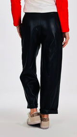 Pantalone carota ecopelle H.