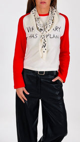T-shirt bicolor bandana H.