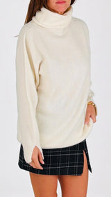 Maxi pull angora integrale Vic.