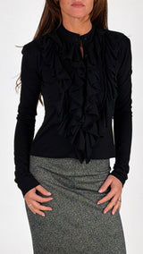 Cardiganino jersey rouches H.