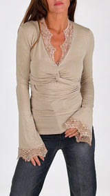 Maglia twist calla pizzo H.